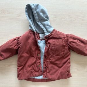 Zara Russet Hooded Jacket